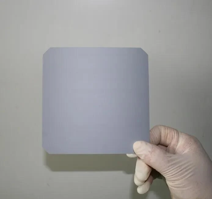 Kare Polycrystal Silisyòm Wafer Pou Panèl Solè